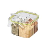 1 pezzo sigillato con cucchiaio, contenitore for spezie e aromi, barattolo a griglia da un quarto, pressa cucina for ristorante