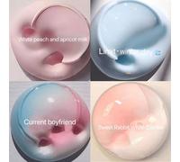 1 pezzo Slime blu cristallino, slime trasparente blu mare grande e morbido per sollievo dallo stress e slime verde fresco come la nebbia del mare, azzurro chiaro, adatto per feste, festival, regali pe