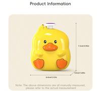 1 pezzo Smerigliatrice elettrica per unghie per bambini 6 in 1, con teste intercambiabili, anti-graffio, set per manicure con tagliunghie per bambini Tagli Unica,giallo,blu,BiancoFumetto,Frutta & verd