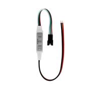 1 pezzo SP002E WS2812B WS2811 Controller for striscia LED RGB con connettore USB DC Mini 3 tasti for Pixel 5V 24V(Red and black lines)