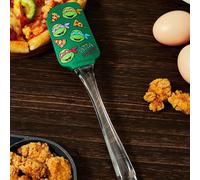 1 pezzo Spatola in silicone con motivo a tartaruga e pizza a fumetti Tagli UnicaSilicone