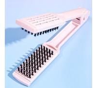 1 pezzo Spazzola lisciante per capelli a forma di V, pettine multifunzione per stirare e arricciare, morsetto per acconciatura resistente al calore, cura rapida dei capelli, spazzola per capelli lisci