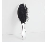 1 pezzo Spazzola per capelli ovale color argento elettroplaccato, accessori per la scuola, essenziali per viaggi e vacanze, accessori per capelli da donna, spazzola, spazzole per capelli, spazzola per