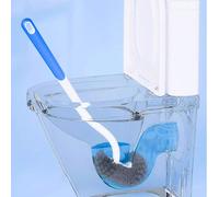 1 pezzo Spazzola per WC senza angoli ciechi a forma di S o a forma di T, portatile e riutilizzabile per la pulizia degli angoli del bagno, design igienico, accessorio per la decorazione del bagno e pe