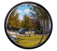 1 pezzo Specchio convesso acrilico da 12 pollici, specchio ad angolo ampio 360° ad alta definizione per l'angolo cieco, infrangibile, specchio per il traffico - impermeabile, anti-inquinamento, per us