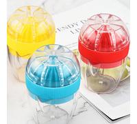 1 pezzo Spremi-agrumi portatile multifunzione - Spremiagrumi manuale efficiente per limoni, Spremiagrumi manuale per arance/limoni, Design facile da premere senza elettricità, Adatto per cucina, risto