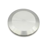 1 pezzo SS304 316L tappo terminale solido sanitario in acciaio inox flangia a tre morsetti, diametro esterno 25,4-183mm, adatto per 0,5 "-6"(SS316L,91mm Flange OD)