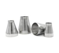 1 pezzo SS304 acciaio inossidabile riduttore concentrico saldatura 19 25 32 38 45 51 57 63 76 89 102 mm raccordo for tubo birra fatta in casa(57mm to 102mm)