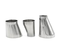 1 pezzo SS304 acciaio inossidabile riduttore eccentrico saldato di testa saldatura 19 25 32 38 45 51 57 63 76 89 102 mm raccordo for tubo fatto in casa(63mm to 89mm)