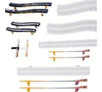 1 pezzo Stampo in resina fai-da-te con 4 tipi di vassoio e forme di maniglie, stampo in silicone Stampo con manico cilindrico di grandi dimensioni,Stampo con manico cilindrico di piccole dimensioni,St