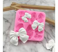 1 pezzo Stampo in silicone a fiocco di Natale, stampo per candele, stampo per sapone, stampi per resina, stampo decorativo in argilla soffice per decorazioni fai-da-te, stampi per candele, strumenti d