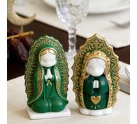 1 pezzo Stampo in silicone di una ragazza in preghiera spirituale - Posa in ginocchio 3D con rosario per resina/candela/argilla, regalo per eventi religiosi/collezione di decorazioni per la casa/cande