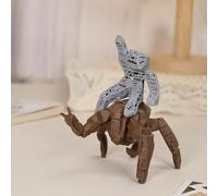 1 pezzo Statua da collezione Alien e Grace del Rescue Plan, decorazione spaziale da libro di fantascienza, ornamento da scrivania per la casa, regalo per fan, decorazione per la stanza B,aLega di allu