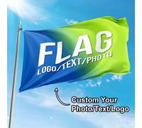 1 pezzo Stendardo personalizzato, bandiere personalizzate, bandiera da giardino, personalizza il tuo logo, testo o immagine, decorazione da parete, 4 stili, in materiale di poliestere, senza utilizzo