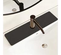 1 pezzo Stile moderno minimalista, rosa, vassoio antigoccia per rubinetto in fango di diatomee e gomma antiscivolo, universale per più rubinetti, adatto per bagno, cucina 10*38cm,14*38cm,14*60 cmDiato
