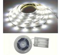 1 pezzo Striscia LED (senza scatola batterie), Striscia LED bianco caldo/bianco freddo, adatta per specchio, armadietto, retroilluminazione TV, decorazione natalizia e festiva, diverse opzioni di lung