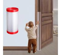 1 pezzo Striscia protettiva per la sicurezza dei bambini da 1,2 m da applicare sulle porte di asili nido e nidi d'infanzia, per prevenire intrappolamento delle dita 120cmX10cm,120cmX17cmPolipropilene