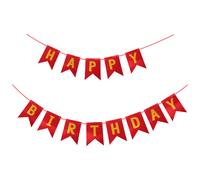 1 Pezzo Striscione Con Bandierina Per