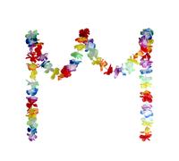 1 Pezzo Striscione Hawaiano 30 M Per Feste E