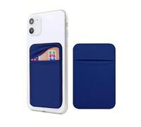 1 pezzo Supporto adesivo per carte del telefono, può contenere carte/ID (doppia ), autoadesivo, adatto per Android e tutti gli smartphone, disponibile in più colori. Porta carte essenziale da viaggio,