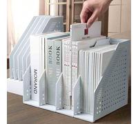 1 pezzo Supporto libro pieghevole A4/A5 a tre/quattro ante, libreria pieghevole per studenti, scaffale da scrivania pieghevole, regalo per studenti, forniture per ufficio, adatto per il ritorno a scuo