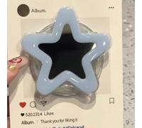 1 pezzo Supporto magnetico per telefono con stella e fiore decorativi, adatto per MagSafe, supporto da tavolo regolabile (Suggerimento: c'è una pellicola protettiva sul lato dello specchio che può ess