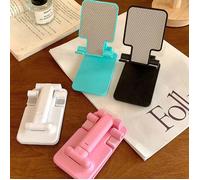 1 pezzo Supporto multifunzione per telefono, da tavolo/comodino/TV/pieghevole e portatile, supporto per tablet e live streaming 1 pz - Colore casuale,1 pezzo-bianco,1 pz - NeroLega di alluminio