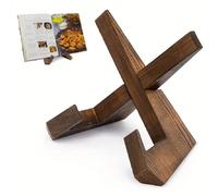 1 pezzo Supporto per libri di cucina in legno fatto a mano, supporto rustico per ricettari in stile fattoria per piani di lavoro e pensili in cucina! 1 pz/supporto,1 gancio trasparentebamboo