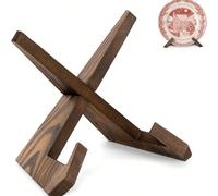 1 pezzo Supporto per libri di cucina/tablet in legno vintage fatto a mano, stile rustico, adatto per il piano di lavoro della cucina e l'armadio, decorazione per la casa, conservazione dei libri, post