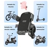 1 pezzo Supporto per telefono rotante a 720° per moto/bicicletta/scooter, con gancio e supporto, compatibile con e Android, regalo per compleanno, famiglia e amici per bicicletta e accessori per moto 