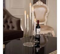 1 pezzo Supporto portacandele in acrilico per 5 candele, decorazione per la casa, decorazione per matrimoni, decorazione per la stanza Cinque grandi,Sei grandi,Tre teste,Cinque testePMMA