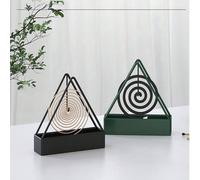 1 pezzo Supporto portaincenso a forma di triangolo per zanzariera, contenitore creativo per uso domestico, bruciatore d'incenso per l'estate Sezione B,2 pezzi,1 pezzo,Codice casuale pari,Verde 2 pezzi