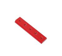 1 pezzo T-Slider per T-Slot M6/M8 T-Track Slider Dado scorrevole in lega di alluminio Slot a T per strumenti di lavorazione del legno Jigs Vite SlotFastener (100 mm rosso)