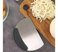 1 Pezzo Tagliapasta In Acciaio Inossidabile Multiuso, Utensili Da Cucina Per La Cottura Con Raschietto Per La Scala, Per Tagliare Farina, Impasto, Tirare La Pasta, Zucchero A Velo E Dolci Morbidi Tagl