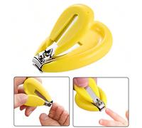 1 pezzo Tagliaunghie per bambini a forma di conchiglia carino Tagli UnicaBlocchi di coloreAcciaio inossidabile