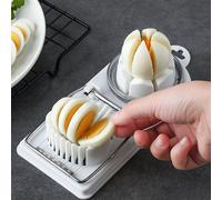 1 pezzo Tagliauova piccolo e taglia larga 2 in 1 per peeling e taglio uova , e cheese M,SPolipropilene