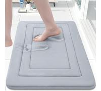 1 pezzo Tappetino da bagno in memory foam antifatica, tappeto vintage assorbente e antiscivolo, imbottito, resistente alle macchie e impermeabile, tappeto lungo e comodo per stare in piedi, adatto per