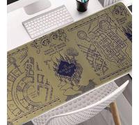 1 pezzo Tappetino per mouse autorizzato di Harry Potter, con stemma della piattaforma 9 e 3/4 di Hogwarts, tappetino per mouse grande, accessori per computer, forniture per ufficio, impermeabile, anti