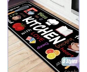 1 pezzo Tappeto premium da cucina morbido e confortevole per stare in piedi, assorbente, antiscivolo e anti macchia, adatto per bagno, ingresso, cucina, sala da pranzo, tappeto decorativo per soggiorn
