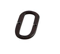 1 Pezzo Targa for Porta Di Casa In Ghisa Stile Retrò, Creativa, Fai Da Te, Con Lettera E Simbolo(O)