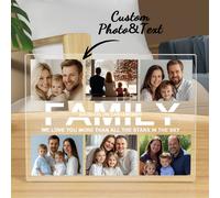 1 pezzo Targa personalizzata in acrilico con foto e testo personalizzati, regalo unico per lei/lui, ideale per San Valentino, Festa della Mamma, compleanni, anniversari, laurea, matrimoni, Festa del P