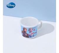 1 pezzo Tazza Disney ufficialmente concessa in licenza Frozen Elsa Anna Principessa da 220ML con coperchio in materiale PP, tazza resistente agli urti e anti scottatura, tazza da bere con grafica cari