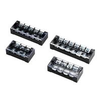 1 pezzo TB45 Morsettiera a barriera Connettore for cavi serie TB 600 V 45 A 3/4/6/8/10/12 posizioni Collegamento a vite(TB4505)