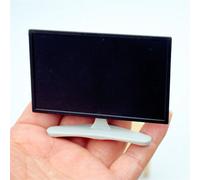 1 pezzo Televisore LCD in miniatura per salotto di casa delle bambole, arredamento, cose in miniatura, trucchi in miniatura, mobili in miniatura, Sylvanian Families, libreria in miniatura, Lol, casa d