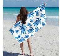 1 pezzo Telo da spiaggia con motivo mandala, telo da spiaggia rettangolare super morbido stampato, stuoia da spiaggia, asciugamano da bagno, essenziale per l estate, vacanze e viaggi 80*160,90*180,70*