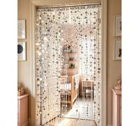 1 pezzo Tenda con paillettes argento, Tenda per culla, Tenda per finestra camera da letto, Decorazione per cameretta, Forniture per festa di nascità, Addio al nubilato, Decorazione arco matrimonio, Re