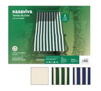 1 Pezzo Tenda da Sole Idrorepellente 12 Occhielli 150 x 300 cm 3 Colori