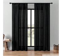 1 pezzo Tenda trasparente, in colore unito, di lusso, di stile moderno e minimale, in poliestere traslucido non trasparente, per ammorbidire l'illuminazione, adatta per camera da letto, soggiorno, bal