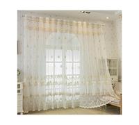 1 pezzo tenda velata con occhielli metallici, filtra la luce & privacy unidirezionale trattamento finestra per camera, studio domestico & soggiorno, Larghezza x Altezza(White,213x243cm(84x96in))