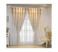 1 pezzo tenda velata con occhielli metallici, filtra la luce & privacy unidirezionale trattamento finestra per camera, studio domestico & soggiorno, Larghezza x Altezza(White,254x243cm(100x96in))